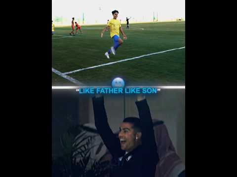 Ronaldo Jr Jumps Like His Father 🥶