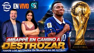 Mbappé ➡️ en camino a destrozar todos los récords en Mundiales de Fútbol