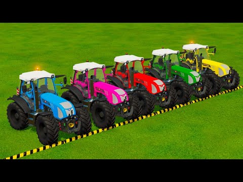 Transporting Grass Loading With Tractors! Farming Simulator 22!