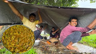 বৃষ্টির মধ্যে দারুন স্বাদে ডিম্ রান্না সঙ্গে গরম গরম ভাত দিয়ে খাওয়া | Rainy day egg curry recipe