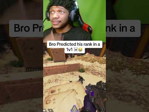 Predicting his rank through a 1v1😭 #apexlegends #apexlegendsclips #apexfunny