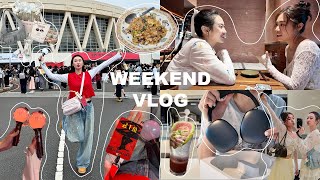 台北日常週末VLOG🎧一日店長初體驗/J-hope演唱會/開箱AirPods max/松江寶藏居酒屋/道地四川火鍋*:・’✧*｡💜
