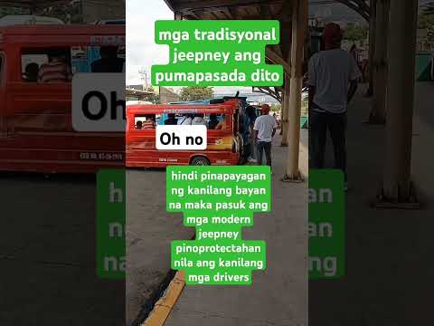 maski isang modern jeepney hindi pinapayagang makapasok ng kanilang chairman sa traditional jeepney