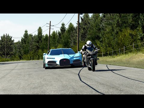 Kawasaki Ninja H2R Supercharged vs Bugatti Tourbillon vs Bugatti Divo vs Bugatti Centodieci