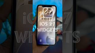 iOS 27 Full Screen Widgets #ios27beta #ios27 #ios27features #liquidglass #shorts