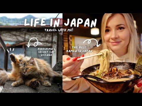 LIFE IN JAPAN: Fukuoka's Famous Ramen + Hiroshima's Secret Cat Village 🍜✨