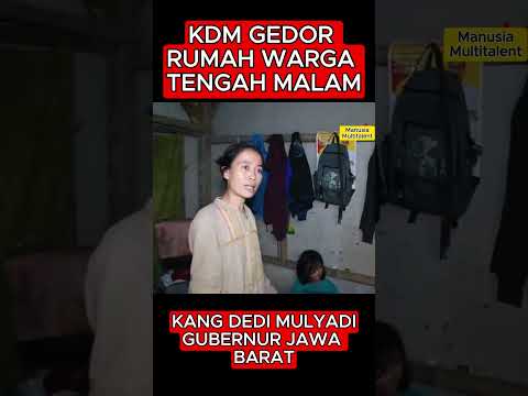 DEDI MULYADI GEDOR RUMAH WARGA TENGAH MALAM #kangdedymulyadi #shorts #viralshorts