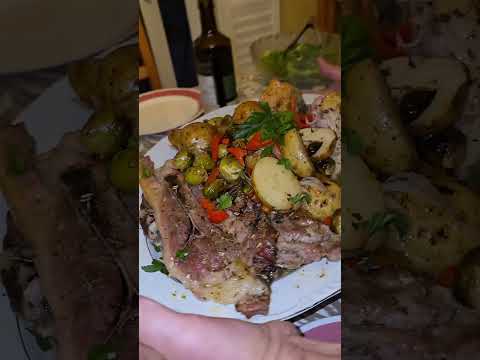 Italian father makes authentic meat and potatos