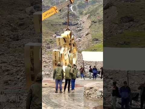 केदारनाथ धाम में कैसे स्थापित किया गया 6000 किलो का ओम#kedarnath #shorts #youtubeshorts #shortsfeed
