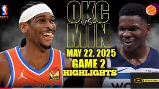 🏀 **Thunder vs Timberwolves | Full Game Highlights & Recap** 🏀  2025 Basketball NBA playoffs