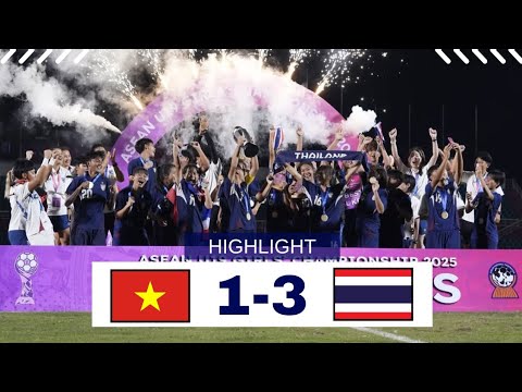 Vietnam vs​ Thailand​ (เวียดนาม​ vs ไทยแลนด์)​ | ASEAN​ U-19​ Girl's​ champions​hip​ 2025