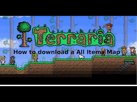 terraria 1.2.4 all items map xbox