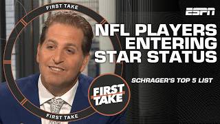 Peter’s A-List 🏈 Top 5️⃣ players entering SUPERSTARDOM ⭐ | First Take