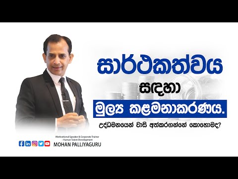 සාර්ථකත්වය සදහා මුල්‍ය කළමනාකරණය.