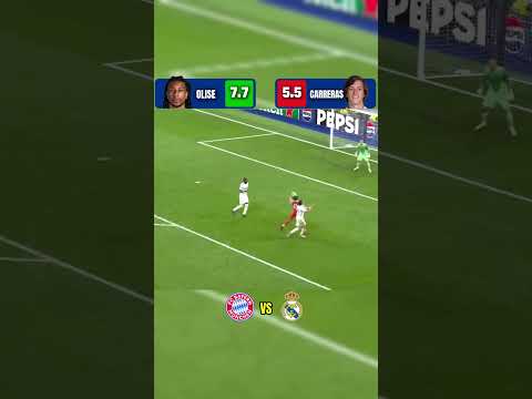 Olise x Carreras Rating Performance Bayern Munich vs PSG #football #soccer #viral