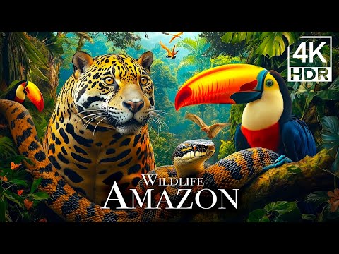 AMAZON RAINFOREST IN 4K - Animals That Call The Jungle Home #4k #jungle #animals