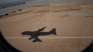 YouTube video thumbnail:  Saudi Arabia's Riyadh Airport Partially Resumes Flights After Houthi Attacks 