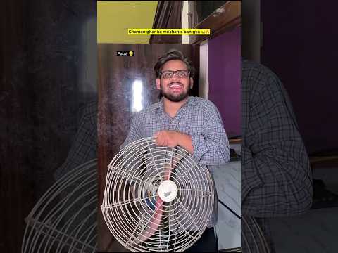 Raihan" Mechanis Her Father Tabol Fan 😂⚒️