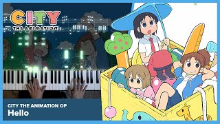 CITY THE ANIMATION OP - "Hello" - Piano Cover / Furui Riho
