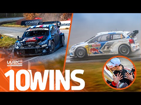 ALL of Ogier's Rallye Monte-Carlo 10 Wins!