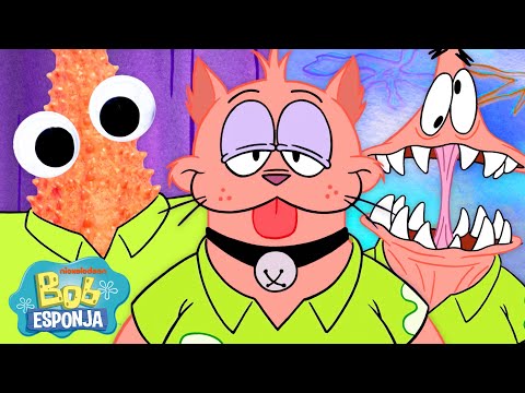 O Show do Patrick Estrela | Patrick no multiverso por 35 minutos seguidos | Bob Esponja em Português