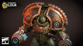 Salamanders’ Fiery Shoulder Pads | Warhammer: The Horus Heresy