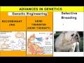 Genetic Engineering and Selective Breeding