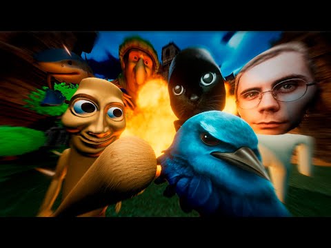 Создаю ХОРРОР ИГРУ с МЕМАМИ (#4)