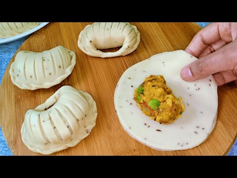 Evening Tea Time Snack Recipe | Snacks Time Recipe | CrispySamosa Recipe | Aloo Stuffed Snack Recipe