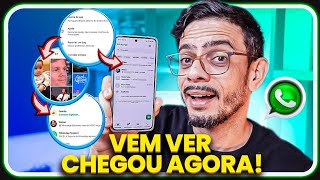 🤯 WhatsApp Escondeu Isso de VOCÊ! Veja as 3 Novidades