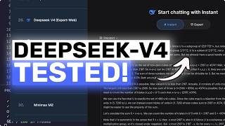 Deepseek V4 (Fully Tested): I JUST GOT ACCESS & TESTED DEEPSEEK-V4!!