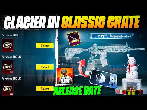 OMG 😱 M416 GLACIER IN CLASSIC CRATE BGMI / BGMI NEXT UC UP EVENT DATE