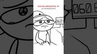 Grocery Shopping 🥹 (Animation Meme) Anim: Mogo_art #shorts