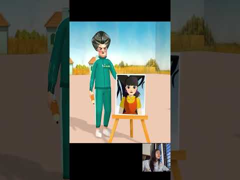 Scary Teacher 3D Help Nick to Drawing Squid Game Doll Season 2 Funny Challenge Nick Winner #shorts
