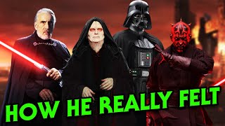 How Palpatine Felt About Each of His Apprentices (Legends)