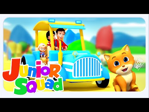 Wheels On The Tractor, Farm Vehicle Song and Nursery Rhymes for Kids