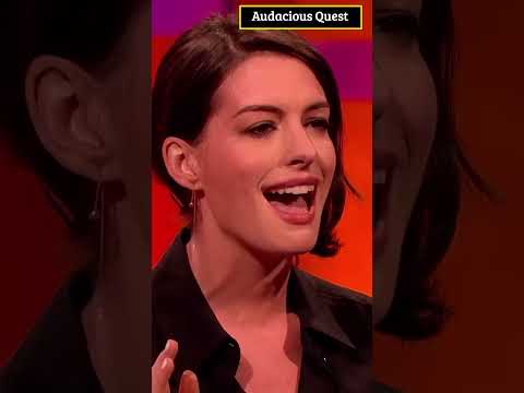 Anne Hathaway Has Many Talents🎤✨| Shorts #audaciousquest
