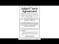 Mastering Subject Verb Agreement