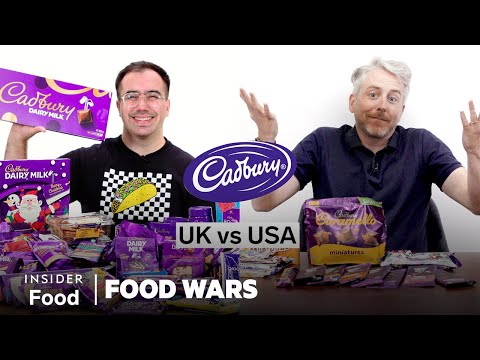 US vs UK Cadbury | Food Wars | Insider Food