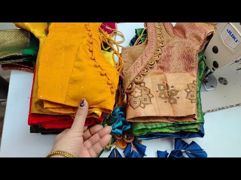 नया लेटेस्ट बहुत ही खूबसूरत ब्लाउज डिज़ाइन के कलेक्शन | blouse design | Simple Frill Blouse Design