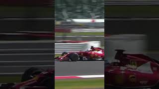 Incluso con una peor máquina, FERNANDO ALONSO no se rendía frente VETTEL #f1