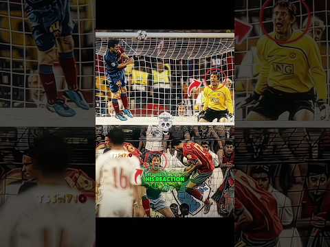 Van der sar reaction to GOAT's header ☠️