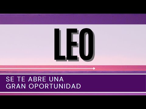 Leo Hoy ♌ | Se te abre UNA GRAN OPORTUNIDAD |