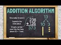 Mastering the Standard Algorithm for Addition