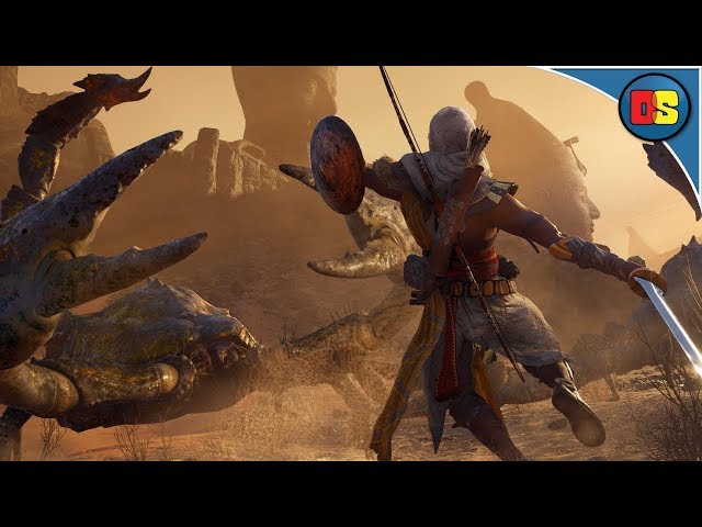 ASSASSIN'S CREED: ORIGINS. GRINDING LEVELS AND STORY.