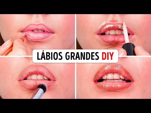 Truques Virais para Lábios Mais Volumosos Naturalmente 💋 (Sem Precisar de Preenchimentos!)
