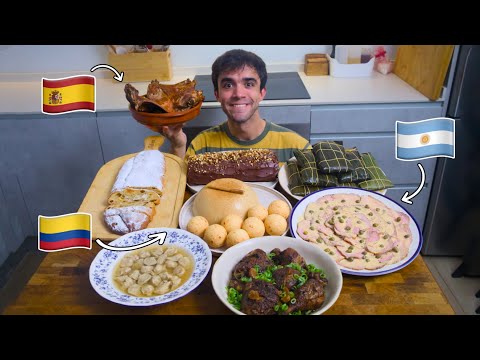 Hago el Plato Navideño de 8 países