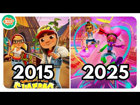 Evolution of HAWAII Map in Subway Surfers (2015 - 2025) UPDATED!