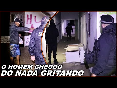 DEU RUIM!!! ESSE HOMEM SAIU DA ESCURIDÃO GRITANDO COM A EQUIPE NO HOSPITAL ASSOMBRADO