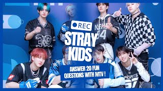 Here’s a little gift for STAYs – I sat down with #VMAs nominee Stray Kids to ask them 20 questions!
